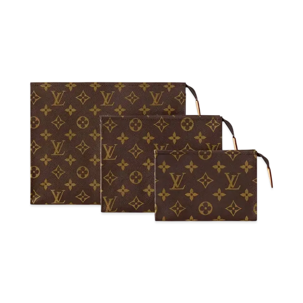 Louis Vuitton Trio Toilet Pouch Monogram
