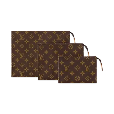 Louis Vuitton Trio Toilet Pouch Monogram