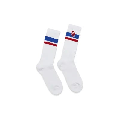Dsquared2 College Heritage Mid-Crew Socks "White"