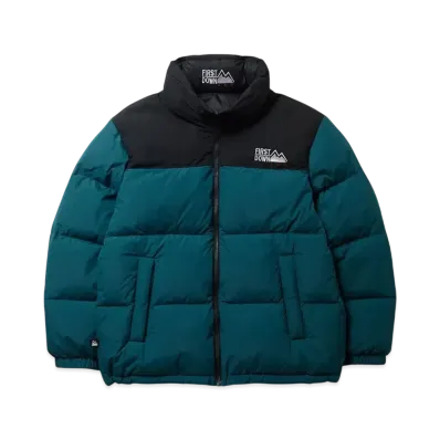 FIRST DOWN Bubble Down Jkt Microft "Turquoise"
