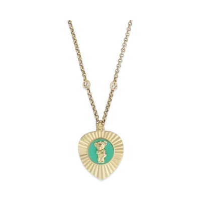 GUCCI HA HA HA Necklace with Pendant "Gold"