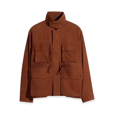 LEMAIRE Women's Nubuck Reporter Jacket "Cigar"