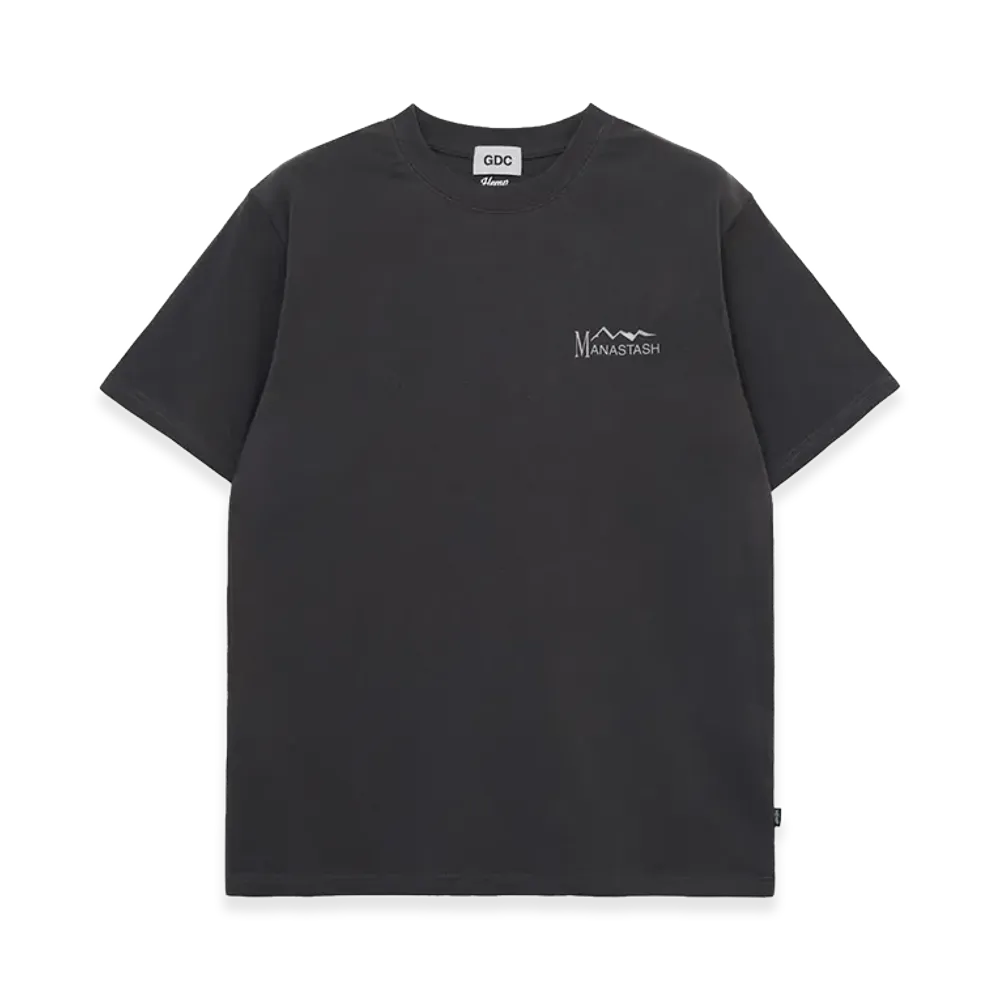 GDC x MANASTASH Hemp Classic Tee "Charcoal"