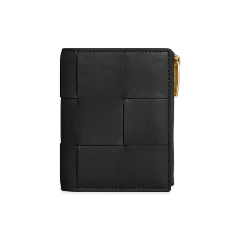 Bottega Veneta Cassette Small Bi-Fold Wallet "Black"
