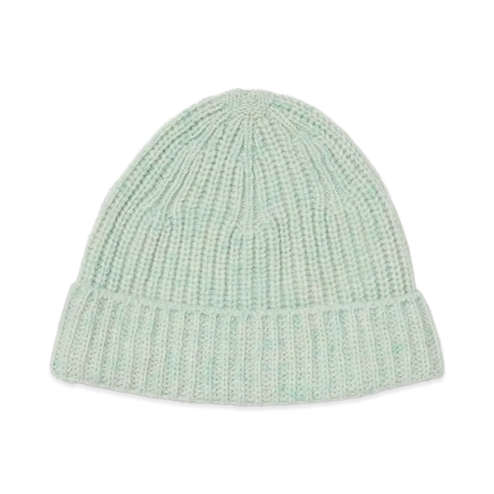 AURALEE Cashmere Nep Knit Cap "Mix Mint"