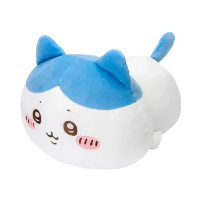 Gray Parka Service -Chiikawa Mochifuwa Collection- B Prize Lying down Plush Hachiware
