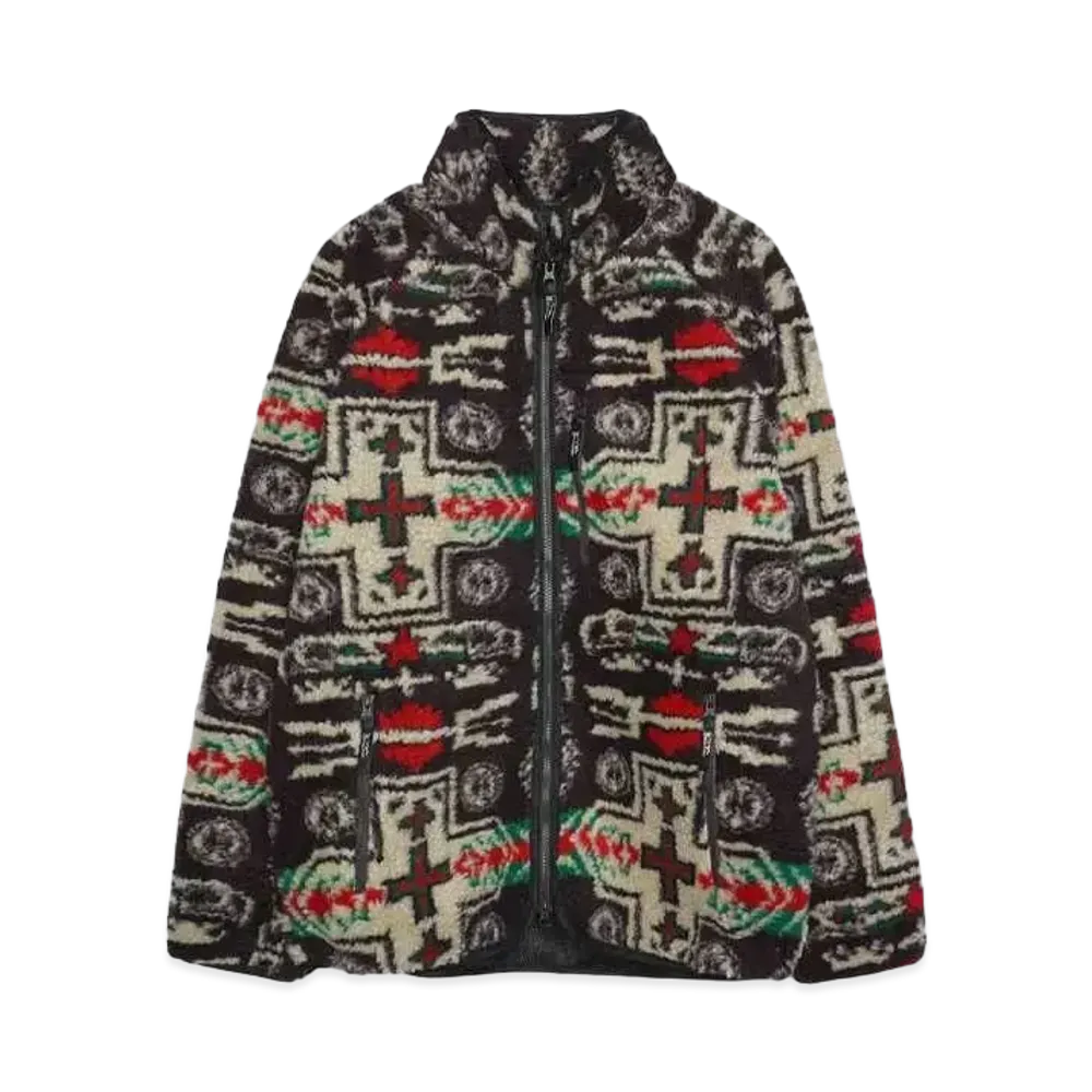 MANASTASH CHIMAYO FLEECE JKT "BROWN"