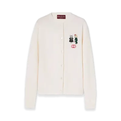 GUCCI x Higuchi Yuko Soft Wool Cardigan Japan Exclusive "Ivory"