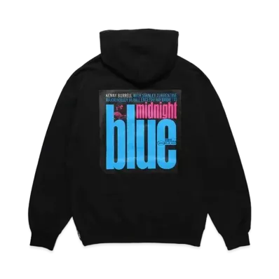 WACKO MARIA BLUE NOTE Middle Weight Pull Over Hooded Sweat Shirt Type-4 "Black"