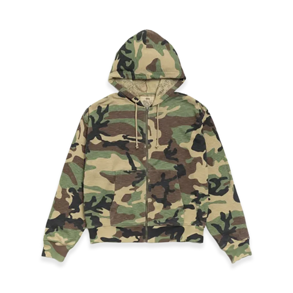Stussy Lightweight Thermal Hoodie "Camo"
