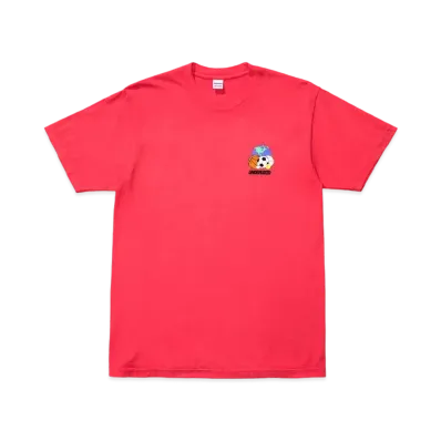 UNDEFEATED GLOBALLS S/S TEE - 80167 "Red"
