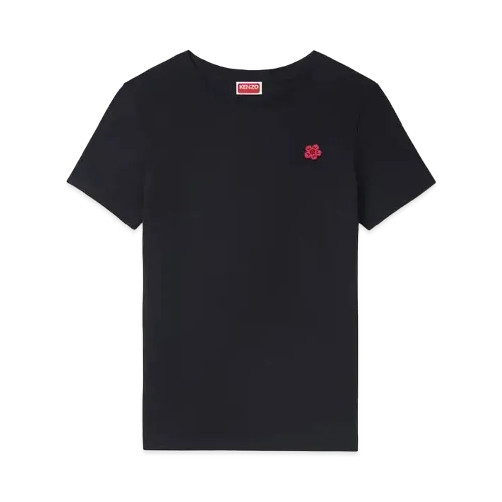 KENZO 'BOKE FLOWER' Classic Embroidery T-shirt "Black"