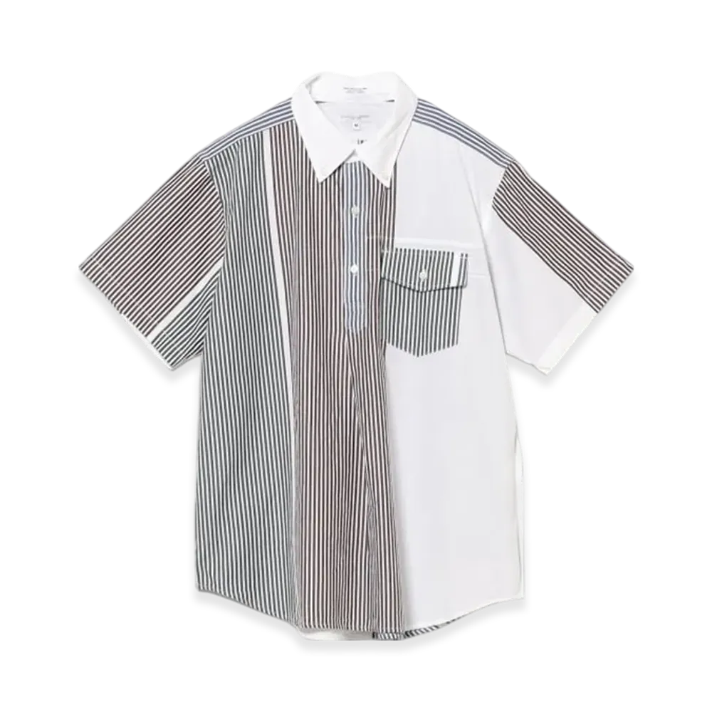 ENGINEERED GARMENTS Popover Bd Shirt - Block Stripe "Multi"