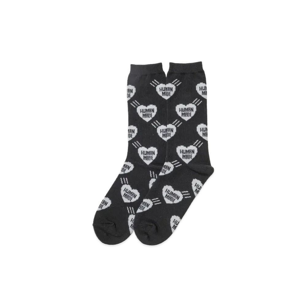 HUMAN MADE Heart Socks "Black"