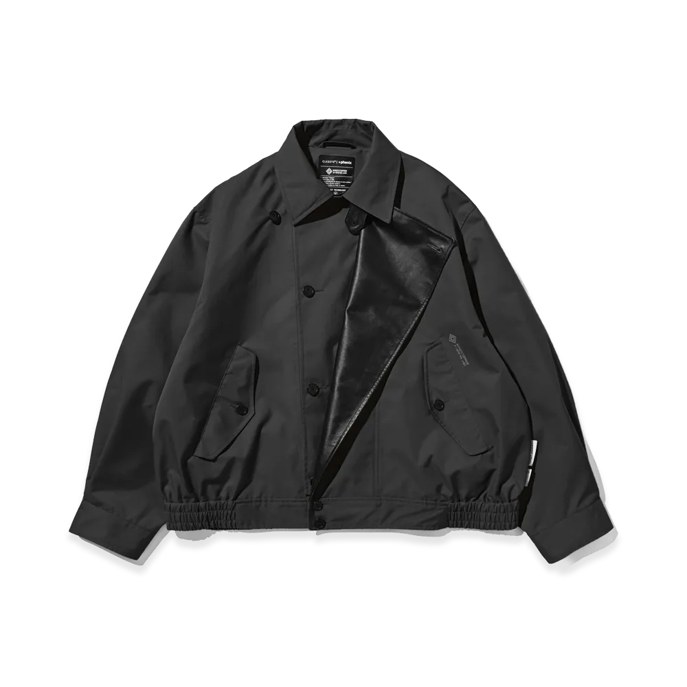 CLESSTE +Phenix Windstopper By Gore-Tex Labs Twill City Double Flap Jacket "Shadow Gray"