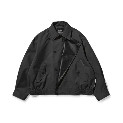 CLESSTE +Phenix Windstopper By Gore-Tex Labs Twill City Double Flap Jacket "Shadow Gray"