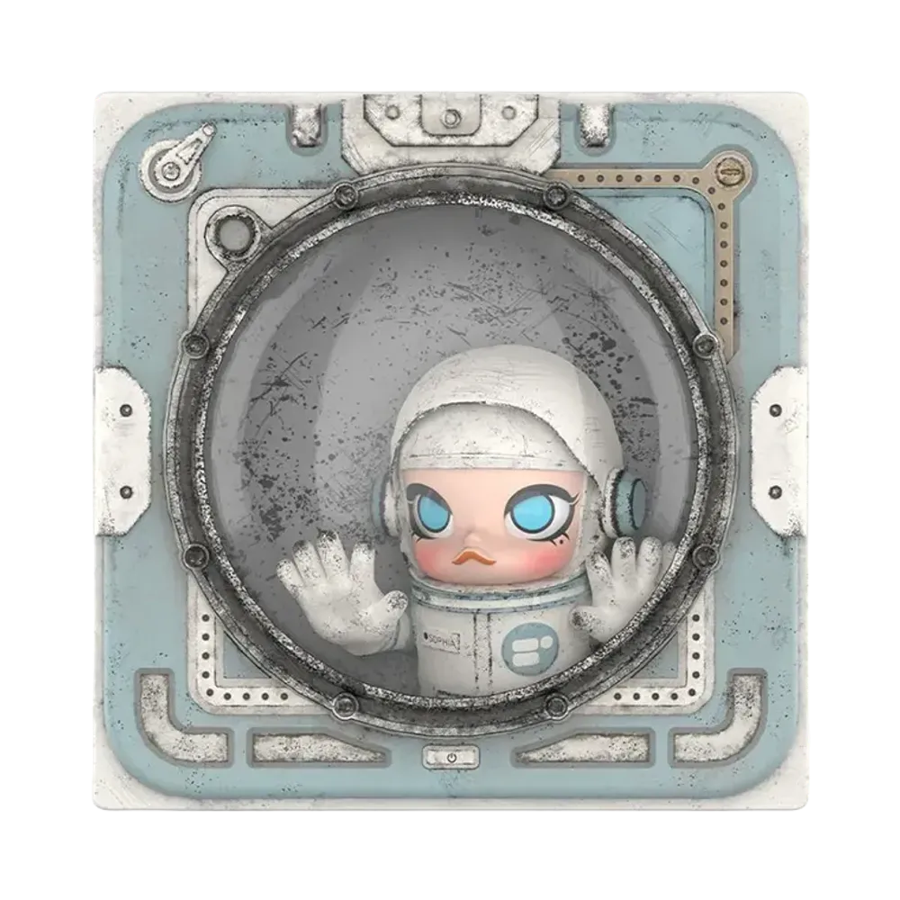 POP MART MEGA SPACE MOLLY Ashley Wood "IN SPACE" 3D Painting