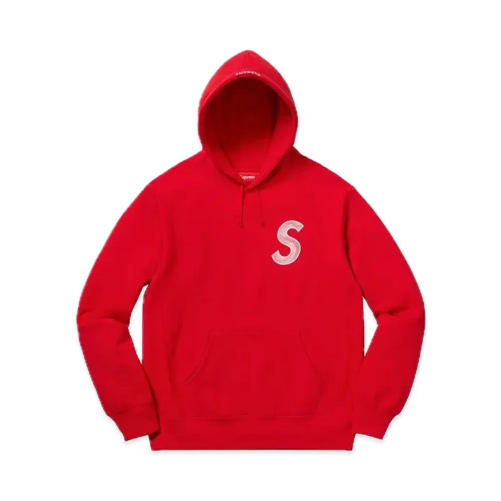 シュプリーム S ロゴ フーデッド スウェットシャツ "レッド" (18FW)