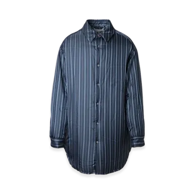 Maison Margiela Padded Long-Sleeve Shirt "Navy"