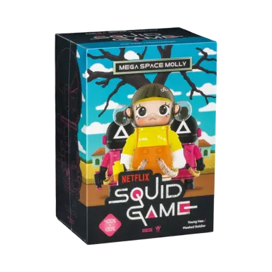 POP MART "MEGA COLLECTIONS" 400%+100% SPACE MOLLY Squid Game