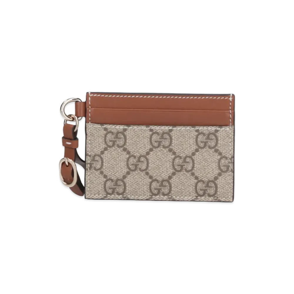 GUCCI Women's Wallets Leather "Beige/Brown"
