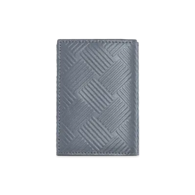 Bottega Veneta Tiny Trifold Wallet "Thunder"
