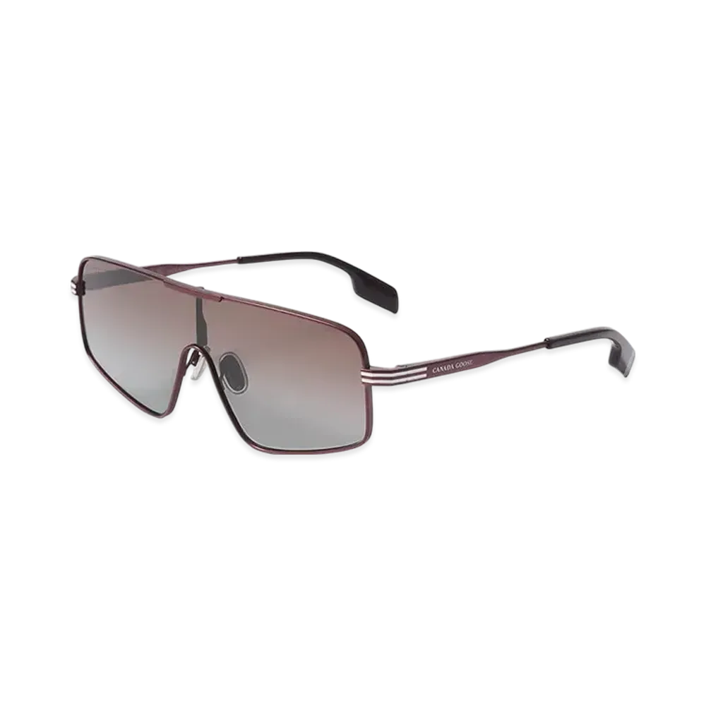 CANADA GOOSE Rainier Sunglasses "MatteBurgundy/GradientWine"