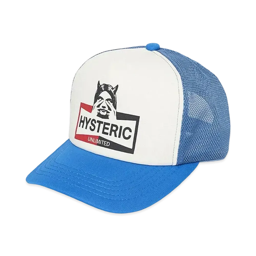 HYSTERIC GLAMOUR Hysteric Unlimited Mesh Cap "Blue"