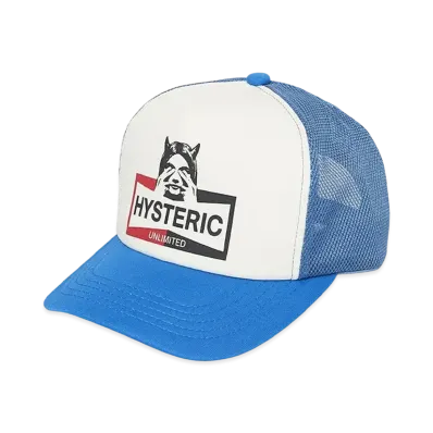 HYSTERIC GLAMOUR Hysteric Unlimited Mesh Cap "Blue"