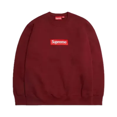 Supreme Box Logo Crewneck "Cardinal" (22FW)