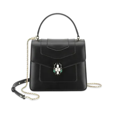 BVLGARI Serpenti Forever Top Handle "Black"
