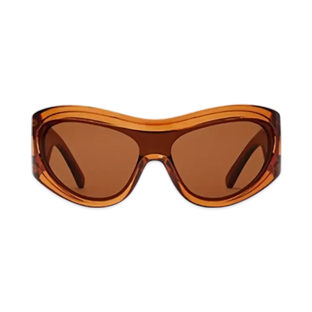 Burberry Shield Cut-out Sunglasses "Rust"