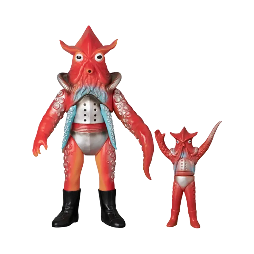 MEDICOM TOY "Toei Retro Sofvi Collection" -Kamen Rider V3- Ika Fire (New Color) + Mini Soft Vinyl