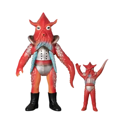 MEDICOM TOY "Toei Retro Sofvi Collection" -Kamen Rider V3- Ika Fire (New Color) + Mini Soft Vinyl