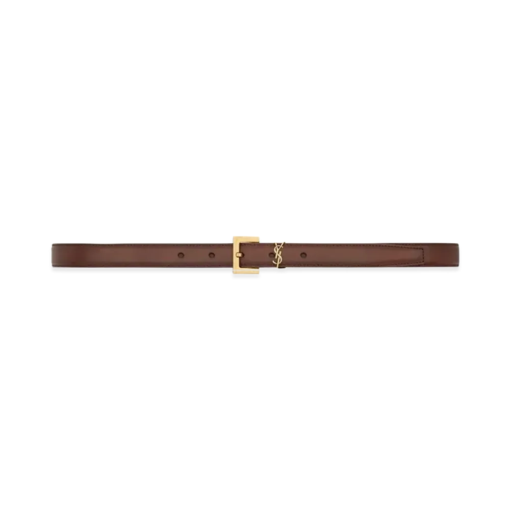 Saint Laurent Women's Belts "Bordeaux"