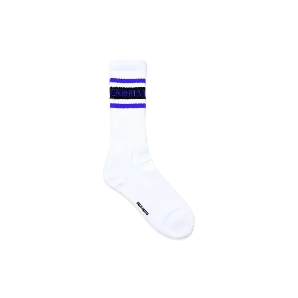 WACKO MARIA Sports Socks "Blue"