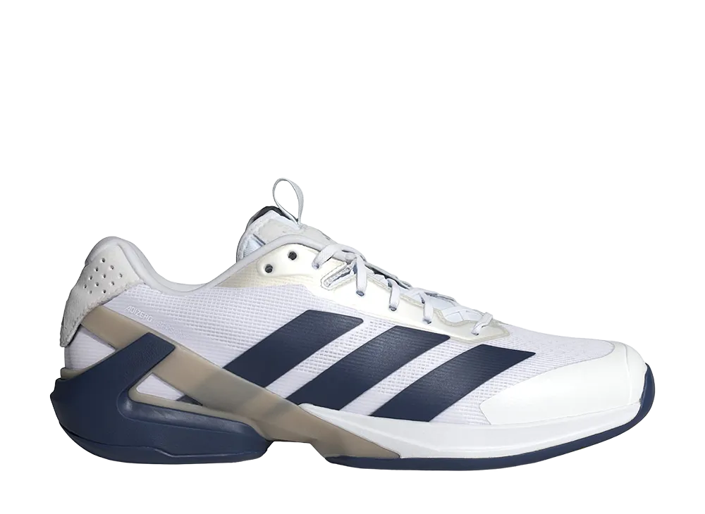 adidas Adizero Ubersonic 5 Tennis "Cloud White/Dark Blue"