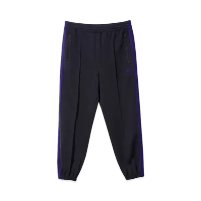 Needles Zipped Track Pant - Poly Smooth "Navy"