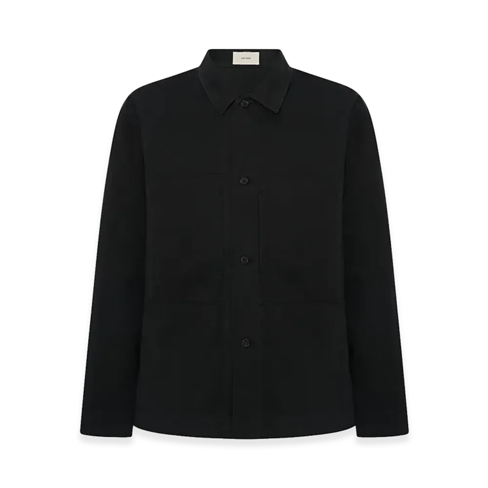 The Row Samir Cotton Jacket "Black"