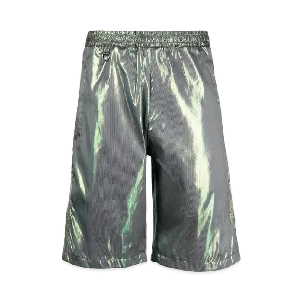 doublet Hologram Lame Bermuda Shorts "Ash Gray"