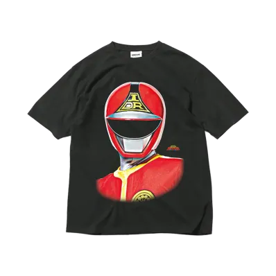 スーパー戦隊 x HOMEGAME \ 1983 ダイナレッド TEE "BLACK"