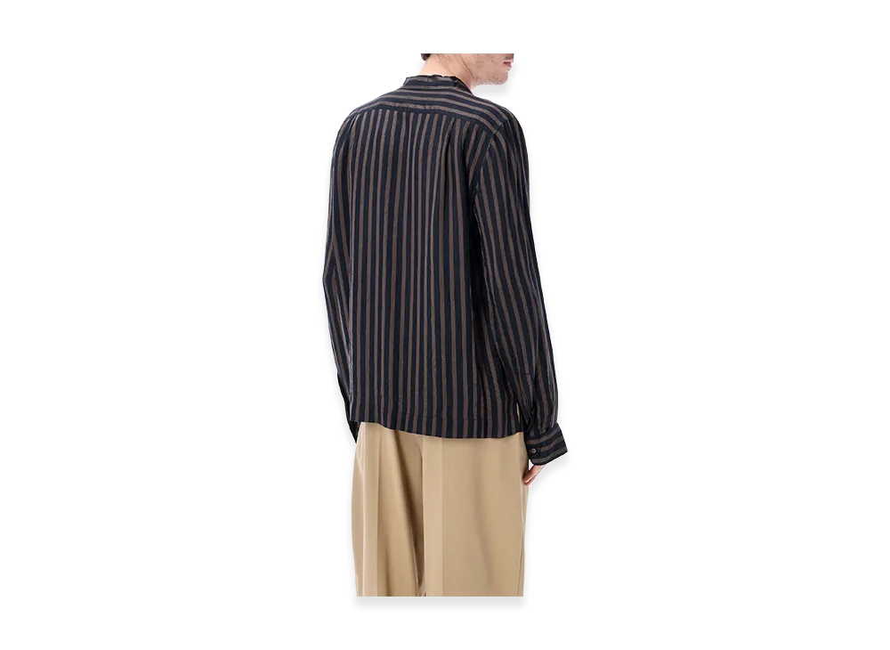 DRIES VAN NOTEN Carly Striped Cupro Shirt 