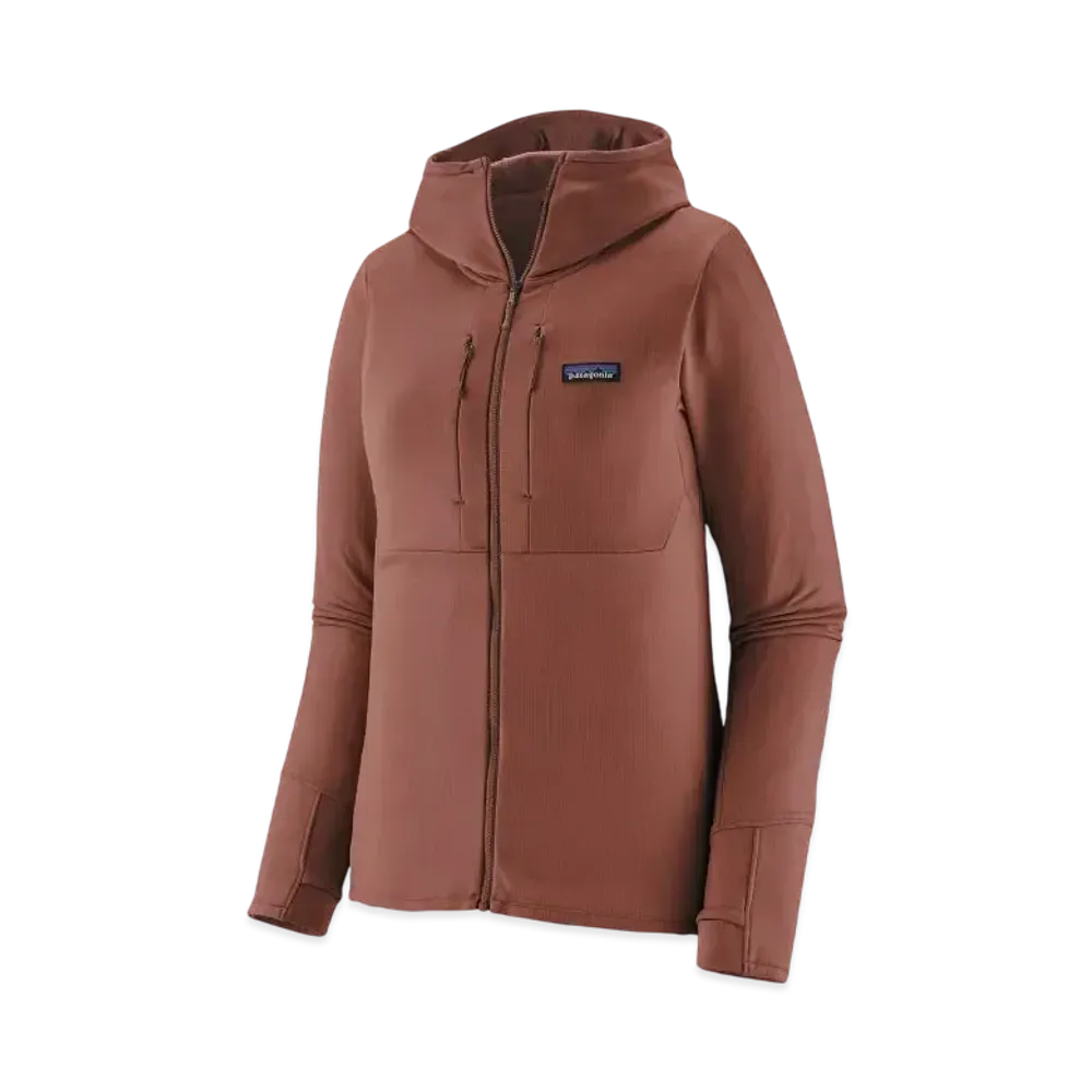 Patagonia Women's R1 Thermal Full Zip Hoody "Mauve"