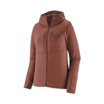 Patagonia Women's R1 Thermal Full Zip Hoody "Mauve"
