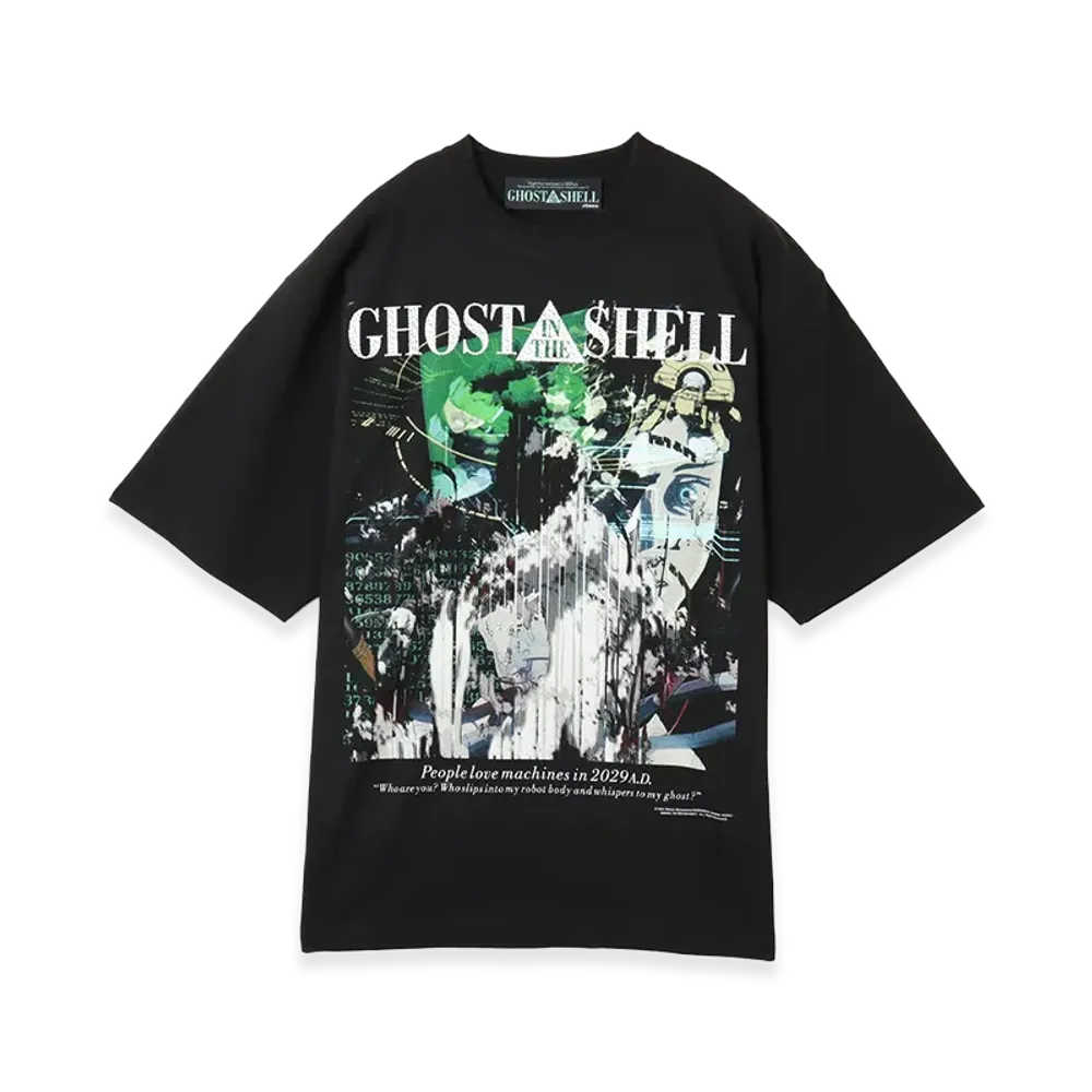 atmos x GHOST IN THE SHELL x Kosuke Kawamura T-shirt 03 "Black"