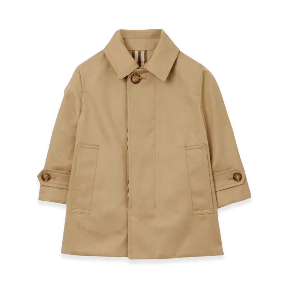 Burberry Kids Braxton Raincoat "Checked"