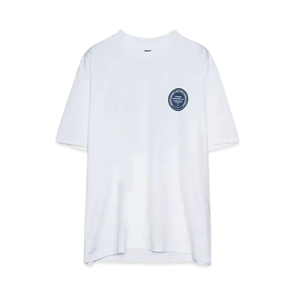 RATS CIRCLE MGM TEE "WHITE x NAVY"