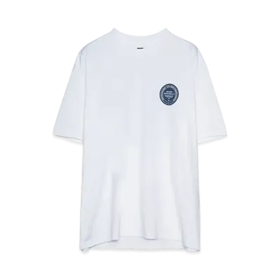 RATS CIRCLE MGM TEE "WHITE x NAVY"