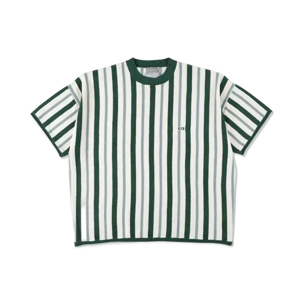 WIND AND SEA x NESTWELL Stripe S/S Tee "Green/Sage"