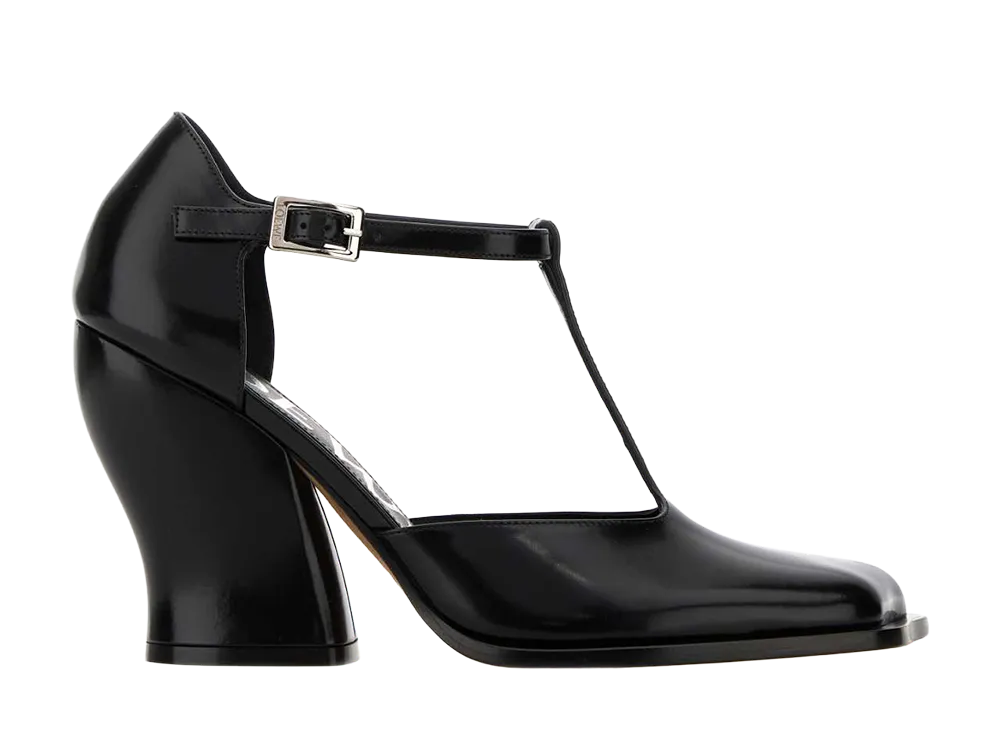 LOEWE Women's Onda T-Bar Pumps "Black"